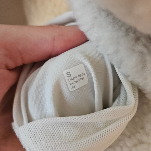 Lululemon High Pile Fleece Half Zip NWT Size S Bone - Picture 4 of 4